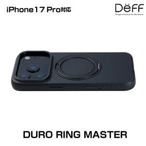 iPhone 17 Pro DURO RING MASTER for ACtH[ 17 v (}bgubN) MagSafeO X^h tBK[O Deff fB[t