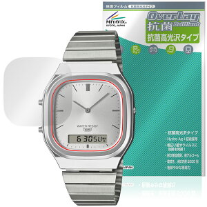 CASIO CLASSIC AQ-240 �V���[�Y �ی� �t�B���� OverLay �R�� Brilliant for �J�V�I �N���V�b�N Hydro Ag+ �R�� �R�E�C���X ������