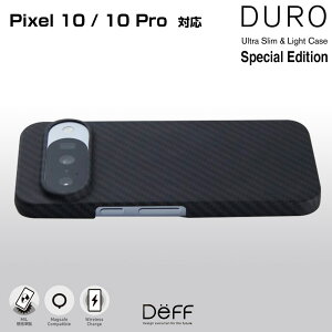 Pixel 10 / Pixel 10 Pro �A���~�h�@�ۃP�[�X Ultra Slim & Light Case DURO for �s�N�Z�� 10 / 10 Pro ���y�� ���^ �ϏՌ� Deff �f�B�[�t