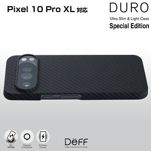 Pixel 10 Pro XL �A���~�h�@�ۃP�[�X Ultra Slim & Light Case DURO for �s�N�Z�� 10 Pro XL ���y�� ���^ �ϏՌ� Deff �f�B�[�t