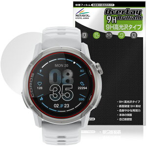 COROS APEX 4 46mm �ی�t�B���� OverLay 9H Brilliant for �J���X GPS�E�H�b�` 9H ���d�x ���� ������