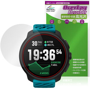 SUUNTO RACE 2 �ی�t�B���� OverLay Absorber ������ for �X���g �X�|�[�c�E�H�b�` ���[�X �Ռ��z�� ������ �n�[�h�R�[�g �R��