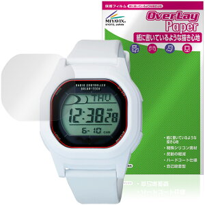 CITIZEN Q��Q SmileSolar Champion �\�[���[�e�b�N D00A �ی�t�B���� OverLay Paper for �`�����s�I�� ���������� ���̂悤�ȕ`���S�n