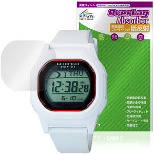 CITIZEN Q��Q SmileSolar Champion �\�[���[�e�b�N D00A �ی�t�B���� OverLay Absorber �ᔽ�� for �`�����s�I�� �Ռ��z�� ���˖h�~ �R��