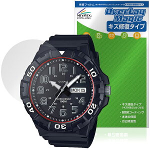 CASIO MRW-210HB / MRW-210H �V���[�Y �ی�t�B���� OverLay Magic for �J�V�I �r���v ���h�ی� ���C�� �ώw�� �w��h�~ �R�[�e�B���O