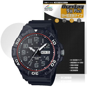 CASIO MRW-210HB / MRW-210H �V���[�Y �ی�t�B���� OverLay 9H Plus for �J�V�I �r���v 9H ���d�x �A���`�O���A ���˖h�~