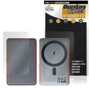 MOVE SPEED MagSafe ���o�C���o�b�e���[ 5000mah �ی�t�B���� OverLay 9H Plus for �}�O�Z�[�t �[�d�� 9H ���d�x �A���`�O���A ���˖h�~