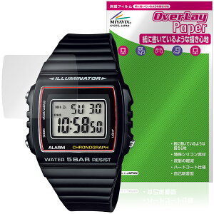 CASIO Collection STANDARD W-215H �V���[�Y �ی�t�B���� OverLay Paper for �J�V�I �r���v ���������� ���̂悤�ȕ`���S�n