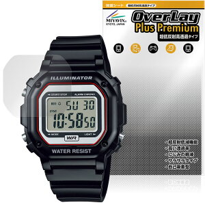 CASIO Collection STANDARD F-108WHC �V���[�Y �ی�t�B���� OverLay Plus Premium for �J�V�I �r���v �A���`�O���A ������ �w��h�~