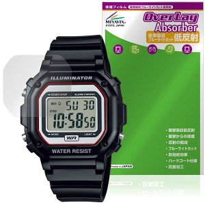CASIO Collection STANDARD F-108WHC �V���[�Y �ی�t�B���� OverLay Absorber �ᔽ�� for �J�V�I �r���v �Ռ��z�� �u���[���C�g�J�b�g