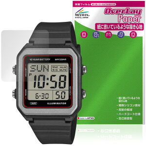 CASIO Collection STANDARD W-221H �V���[�Y �ی�t�B���� OverLay Paper for �J�V�I �r���v ���������� ���̂悤�ȕ`���S�n