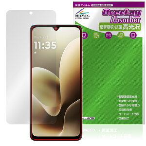 �y�\�񏤕i�F3��19�����o�׊J�n�\��zmotorola moto g06 �ی�t�B���� OverLay Absorber ������ for ���g���[�� ���g �W�[ �Ռ��z�� ������ �n�[�h�R�[�g �R��