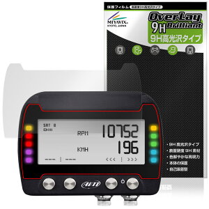 AiM SOLO 2 DL / SOLO 2 �ی�t�B���� OverLay 9H Brilliant for GPS���b�v�^�C�}�[ 9H ���d�x ���� ������