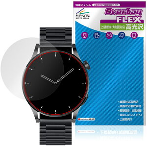 FOSMET �X�}�[�g�E�H�b�` QS40 ��3���� �ی�t�B���� OverLay FLEX ������ for �E�F�A���u���f�o�C�X �t���ی� �ȖʑΉ� �_�� �Ռ��z��