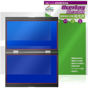 �A�C�E�I�[�E�f�[�^ 14�^�f���A�����o�C���f�B�X�v���C LCD-YC1412DX �V���[�Y �ی�t�B���� OverLay Absorber ������ �Ռ��z�� �R��