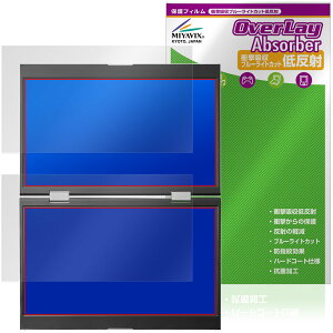 �A�C�E�I�[�E�f�[�^ 14�^�f���A�����o�C���f�B�X�v���C LCD-YC1412DX �V���[�Y �ی�t�B���� OverLay Absorber �ᔽ�� �Ռ��z�� �R��
