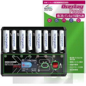 HITEC AA/AAA Charger X8 Advanced EX Pro �ی�t�B���� OverLay Paper for �n�C�e�b�N �[�d�� ���������� ���̂悤�ȕ`���S�n