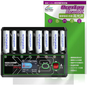 HITEC AA/AAA Charger X8 Advanced EX Pro �ی�t�B���� OverLay Absorber ������ for �n�C�e�b�N �[�d�� �Ռ��z�� �n�[�h�R�[�g �R��