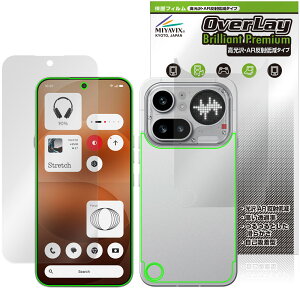 Nothing Phone (4a) Pro �\�� �w�� �ی�t�B���� OverLay Brilliant Premium for �i�b�V���O�t�H�� �X�}�z ������ AR ���˒ጸ