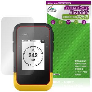 GARMIN eTrex SE �ی�t�B���� OverLay Absorber ������ for �K�[�~�� �C�[�g���b�N�X �Ռ��z�� ������ �n�[�h�R�[�g �R��