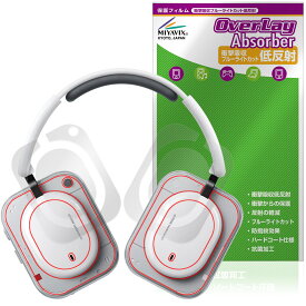 Nothing Headphone (a) 保護フィルム OverLay Absorber 低反射 for ナッシング ヘッドフォン 衝撃吸収 反射防止 ブルーライトカット 抗菌