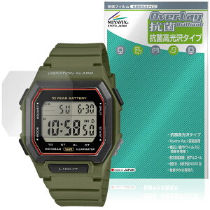 CASIO Collection STANDARD W-738H �V���[�Y �ی�t�B���� OverLay �R�� Brilliant for �J�V�I �r���v Hydro Ag+ �R�� �R�E�C���X ������