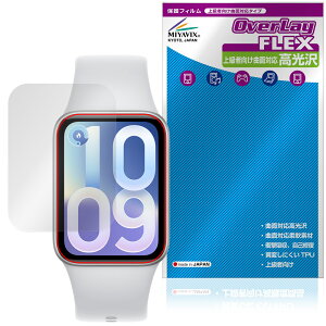 Xiaomi Smart Band 10 Pro �ی�t�B���� OverLay FLEX ������ for �V���I�~�[ �X�}�[�g�o���h �t���ی� �ȖʑΉ� �_��f�� �Ռ��z�� ����