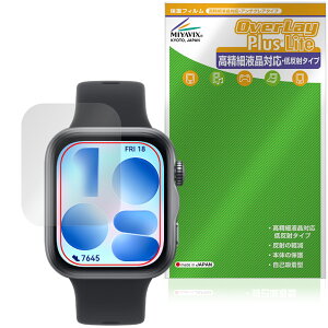 HUAWEI WATCH FIT 5 �ی�t�B���� OverLay Plus Lite for �t�@�[�E�F�C �X�}�[�g�E�H�b�` �����׉t���Ή� �A���`�O���A �w��h�~