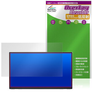 amadana 15.6�C���` �t��HD �|�[�^�u���f�B�X�v���C DP10 �ی�t�B���� OverLay Absorber �ᔽ�� for �A�}�_�i �Ռ��z�� ���˖h�~ �R��