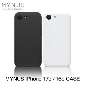 MYNUS iPhone 17e CASE for iPhone 17e 16e MagSafe�Ή� �}�C�i�X �A�C�t�H�[�� �P�[�X ���o�[�u���b�N �T���h�z���C�g