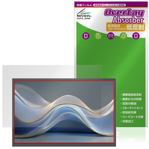 JAPANNEXT JN-MD-IPS133WX �ی�t�B���� OverLay Absorber �ᔽ�� for �W���p���l�N�X�g ���j�^�[ �Ռ��z�� ���˖h�~ �u���[���C�g�J�b�g
