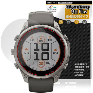 GARMIN fenix 9 Pro inReach / Pro 47mm �ی�t�B���� OverLay 9H Plus for �K�[�~�� �t�F�j�b�N�X �v�� 9H ���d�x �A���`�O���A ���˖h�~