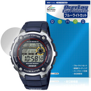 CASIO CASIO Collection SPORTS WV-200R �V���[�Y �ی�t�B���� OverLay Eye Protector for �J�V�I �E�F�[�u�Z�v�^�[ �u���[���C�g�J�b�g