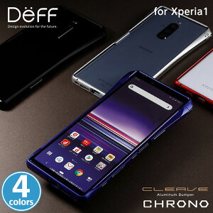 Xperia1 p A~jEop[ CLEAVE Aluminum Bumper CHRONO for Xperia 1 SO-03L SOV40 SO03L TChZXΉ Deff fB[t N[u Nm