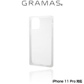 iPhone11 Pro ガラスハイブリッドケース GRAMAS COLORS "Glassty" Glass Hybrid Shell Case for iPhone 11 Pro CHCGP-IP01CLR ポリカーボネート＆TPU Qi対応