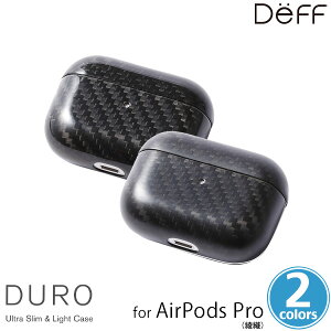 AirPods Pro DJ[{P[X DURO Ultra Slim & Light Weight for AirPods Pro J[{t@Co[ Ɍ܂ŌyċP[X Deff(fB[t)
