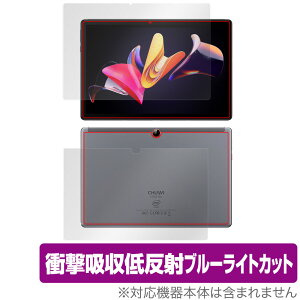 CHUWI Hi10 Go �\�� �w�� �t�B���� OverLay Absorber for �`���[�C �^�u���b�g Hi10 �S�[ �\�ʁE�w�ʃZ�b�g �Ռ��z�� �ᔽ�� �u���[���C�g�J�b�g �R�� �~���r�b�N�X