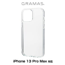 iPhone 13 Pro Max ガラスハイブリッドケース GRAMAS Glassty Glass Hybrid Shell Case for アイフォン 13 プロ マックス グラマス ワイヤレス充電対応 クリア