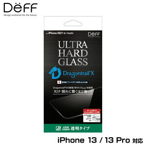 iPhone 13 Pro / iPhone 13 p ی KXtB ULTRA HARD GLASS ACtH 13 v NA  deff AGC DragonTrail X  0.55mm x8{