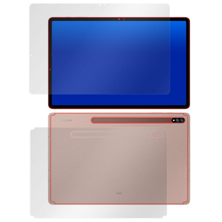 楽天市場】Galaxy Tab S7+ 5G 表面 背面 フィルム OverLay Paper for 