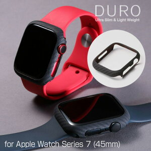 Apple Watch Series 7 45mm �A���~�h�@�ۑf�ރP�[�X Ultra Slim & Light Case DURO for �A�b�v���E�H�b�`�P�[�X Deff �y���������S�ȃP�[�X ���C�����X�[�d�Ή�