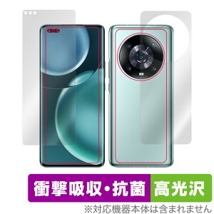 Honor Magic4 Pro �\�� �w�� �t�B���� OverLay Absorber ������ for �I�i�[ �}�W�b�N 4 �v�� �\�ʁE�w�ʃZ�b�g �Ռ��z�� �R��