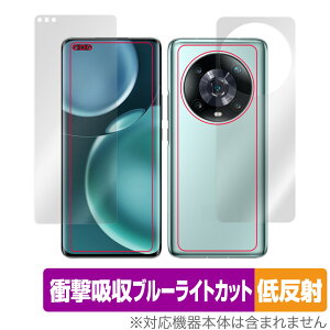 Honor Magic4 Pro �\�� �w�� �t�B���� OverLay Absorber �ᔽ�� for �I�i�[ �}�W�b�N 4 �v�� �\�ʁE�w�ʃZ�b�g �Ռ��z�� ���˖h�~ �R��