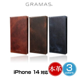 iPhone14 �蒠�^���U�[�P�[�X GRAMAS G-FOLIO �~���[�W�A���J�[�t���U�[ �t�H���I�P�[�X for iPhone 14 �{�v ���C�����X�[�d�Ή�