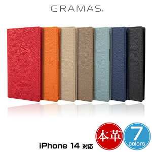 iPhone14 �蒠�^�{�烌�U�[�P�[�X GRAMAS G-FOLIO �V�������P���J�[�t���U�[ �t�H���I�P�[�X iPhone 14 ���C�����X�[�d�Ή� �P�[�X