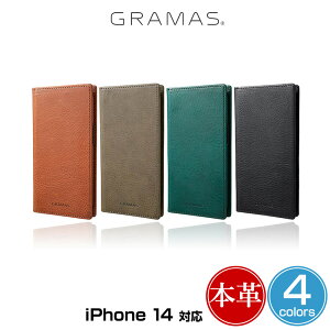 iPhone14 �蒠�^�{�v���U�[�P�[�X GRAMAS G-FOLIO �~�l���o�{�b�N�X���U�[ �t�H���I�P�[�X iPhone 14 ���C�����X�[�d�Ή� �P�[�X