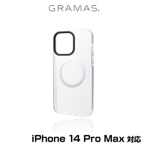 iPhone14 Pro Max �ϏՌ� �w�ʃJ�o�[�^�C�v GRAMAS COLORS Rim-ix �n�C�u���b�h�P�[�X iPhone 14 Pro Max MIL�X�y�b�N ���C�����X�[�d�Ή�