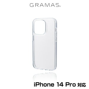 iPhone14 Pro �w�ʃJ�o�[�^�C�v �V�F���^�P�[�X GRAMAS COLORS Glassty �K���X�n�C�u���b�h�P�[�X for iPhone 14 Pro ���C�����X�[�d�Ή�