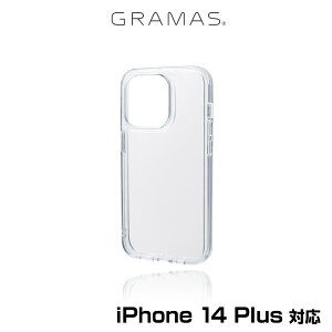 iPhone14 Plus �w�ʃJ�o�[ �V�F���^�P�[�X GRAMAS COLORS Glassty �K���X�n�C�u���b�h�P�[�X for iPhone 14 Plus ���C�����X�[�d�Ή�