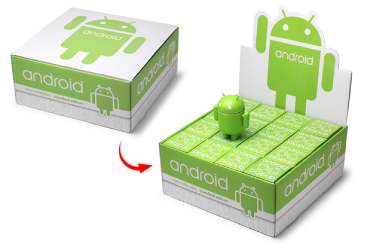 楽天市場】Android Robot フィギュア(1箱16個入り) かわいい ドロイド 